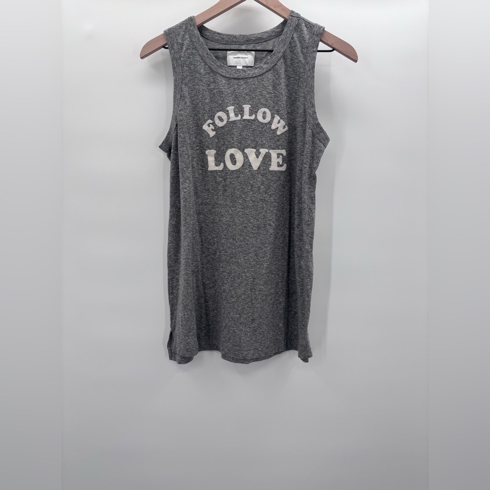 Current/Elliott The Tier Sleeveless Muscle Shirt Top in  Gray Size 2(M/L)